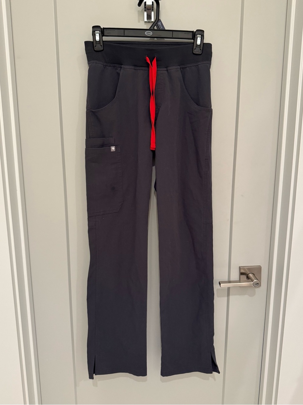 Figs Charcoal Kade Cargo Scrub Pants